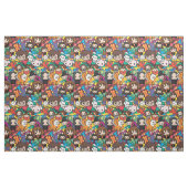 Cartoon-Harry-Potter-Charakter-Wurfvorlage Stoff (Fat Quarter (45,7 x 55,9 cm))
