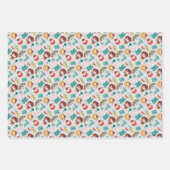 Cartoon HARRY POTTER™ Creations & Spells Pattern Geschenkpapier Set (Vorderseite 3)