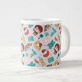 Cartoon HARRY POTTER™ Creations & Spells Pattern Jumbo-Tasse (Vorderseite Rechts)