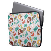 Cartoon HARRY POTTER™ Creations & Spells Pattern Laptopschutzhülle (Vorderseite Links)