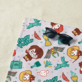 Cartoon HARRY POTTER™ Creations & Spells Pattern Strandtuch (Beispiel)