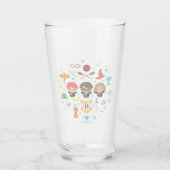 Cartoon Harry Potter Cross-Stitch Collage Glas (Vorderseite)