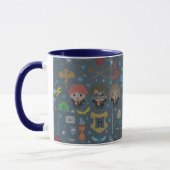 Cartoon Harry Potter Cross-Stitch Collage Tasse (Links)
