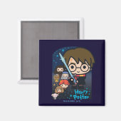 Cartoon Harry Potter Kammer des Schreckens Grafik Magnet (Vorderseite/Rückseite)