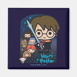 Cartoon Harry Potter Kammer des Schreckens Grafik Magnet