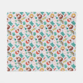 Cartoon HARRY POTTER™-Muster für Kreaturen und Zau Fleecedecke (Vorderseite (Horizontal))