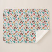 Cartoon HARRY POTTER™-Muster für Kreaturen und Zau Sherpadecke (Vorderseite (Horizontal))