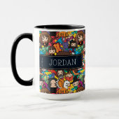 Cartoon Harry Potter | Name hinzufügen Tasse (Links)