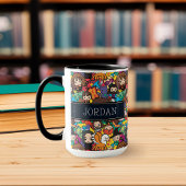 Cartoon Harry Potter | Name hinzufügen Tasse