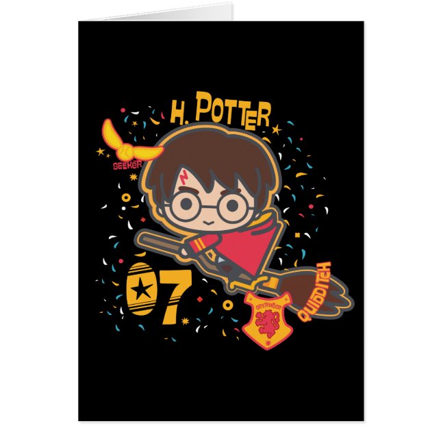 Cartoon Harry Potter Quidditch Seeker (Vorne)