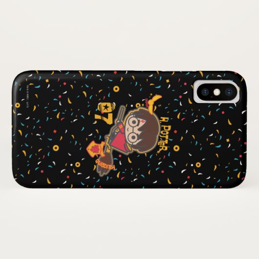 Cartoon Harry Potter Quidditch Seeker Case-Mate iPhone Hülle (Rückseite (Horizontal))