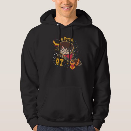 Cartoon Harry Potter Quidditch Seeker Hoodie (Vorderseite)