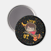 Cartoon Harry Potter Quidditch Seeker Magnet (Vorderseite/Rückseite)