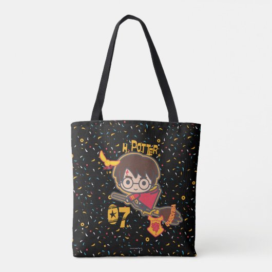 Cartoon Harry Potter Quidditch Seeker Tasche (Rückseite)
