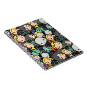 Cartoon Harry Potter Todeesseaters Toss Pattern Notizblock (Rechte Seite)