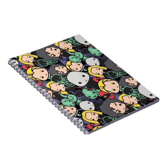 Cartoon Harry Potter Todeesseaters Toss Pattern Notizblock (Rechte Seite)