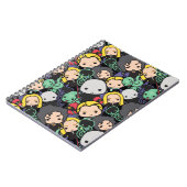 Cartoon Harry Potter Todeesseaters Toss Pattern Notizblock (Linke Seite)