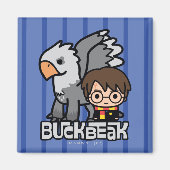 Cartoon Harry Potter und Buckbeak Magnet (Vorne)