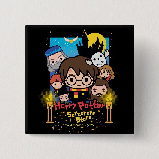 Cartoon Harry Potter und der Stein der Button (Vorderseite)