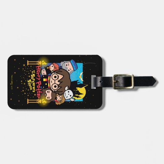 Cartoon Harry Potter und der Stein des Zauberers Gepäckanhänger (Vorderseite horizontal)