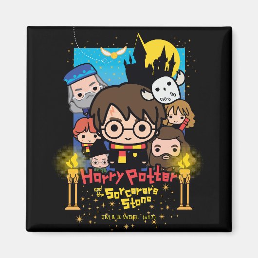 Cartoon Harry Potter und der Stein des Zauberers Magnet (Vorne)