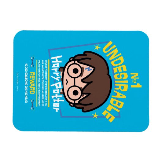 Cartoon Harry Potter Wollte Poster Graphic Magnet (Horizontal)