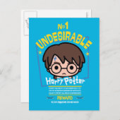Cartoon Harry Potter Wollte Poster Graphic Postkarte (Vorne/Hinten)