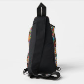 Cartoon Harry Potter-Zeichen-Toss-Muster Crossbody Bag (Rückseite)