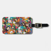 Cartoon Harry Potter-Zeichen-Toss-Muster Gepäckanhänger (Vorderseite horizontal)