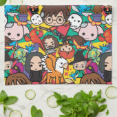 Cartoon Harry Potter-Zeichen-Toss-Muster Geschirrtuch (Gefaltet)