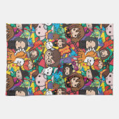 Cartoon Harry Potter-Zeichen-Toss-Muster Geschirrtuch (Horizontal)