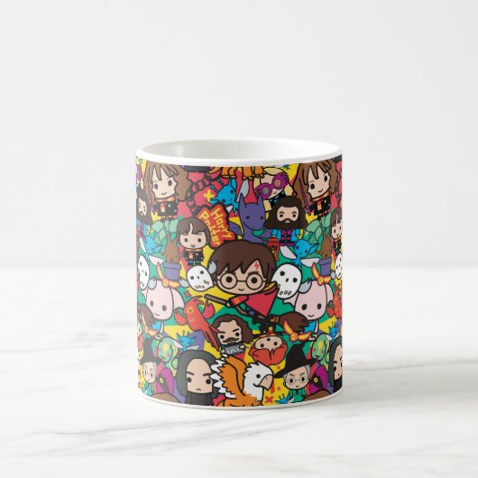 Cartoon Harry Potter-Zeichen-Toss-Muster Kaffeetasse (Mittel)