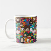 Cartoon Harry Potter-Zeichen-Toss-Muster Kaffeetasse (Links)