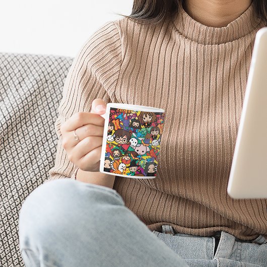 Cartoon Harry Potter-Zeichen-Toss-Muster Kaffeetasse