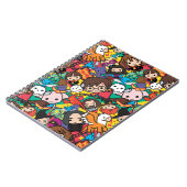 Cartoon Harry Potter-Zeichen-Toss-Muster Notizblock (Linke Seite)