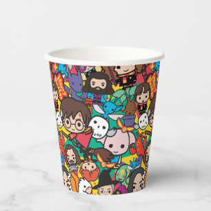 Cartoon Harry Potter-Zeichen-Toss-Muster Pappbecher