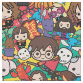 Cartoon Harry Potter-Zeichen-Toss-Muster Stoff (Nahaufnahme)