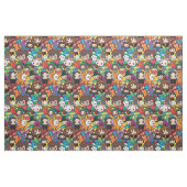 Cartoon Harry Potter-Zeichen-Toss-Muster Stoff (Fat Quarter (45,7 x 55,9 cm))