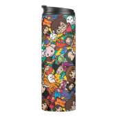 Cartoon Harry Potter-Zeichen-Toss-Muster Thermosbecher (Nach rechts gedreht)