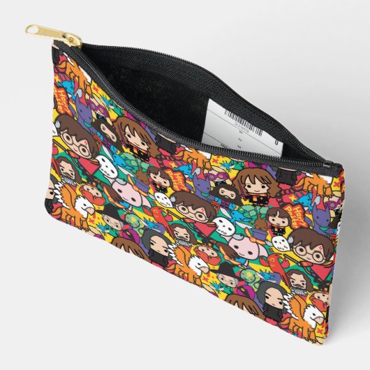 Cartoon Harry Potter-Zeichen-Toss-Muster Zubehörtasche (Offen)