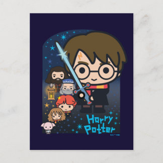 Cartoon-Harry- Potterkammer der Geheimnisse Postkarte