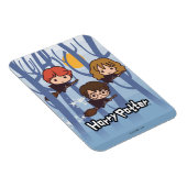 Cartoon Harry, Ron & Hermione, der in Holz fliegt Magnet (Rechte Seite)