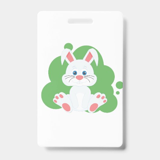 Cartoon-Hasen-Glanz Ausweis (Front)