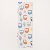 Cartoon Herbsthuhn Yogamatte (Rückseite)