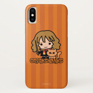 Cartoon Hermione und Crookshanks Case-Mate iPhone Hülle