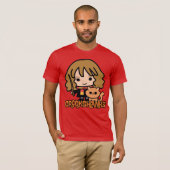 Cartoon Hermione und Crookshanks T-Shirt (Vorne ganz)