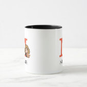 Cartoon Hermione und Crookshanks Tasse (Zentrum)