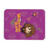 Cartoon Hermione und Ron Wingardium Leviosa Zauber Magnet (Horizontal)