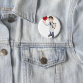 Cartoon-Herz-Doktor Button (Beispiel)