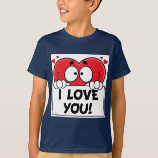 Cartoon-Herz  T-Shirt